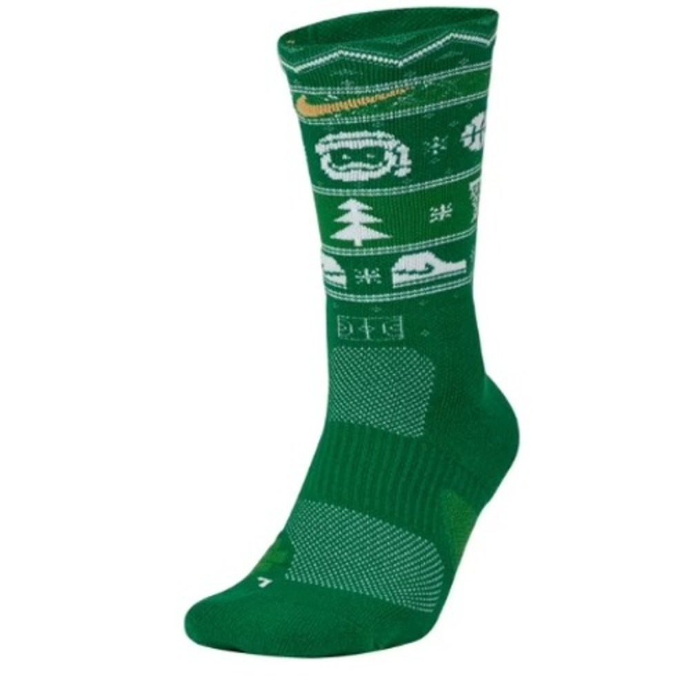 Nike Elite Crew Socks Santa 1 Pair Size Mens 6-8; Wmns 6-10; Youth 5Y-7Y - Picture 7 of 8